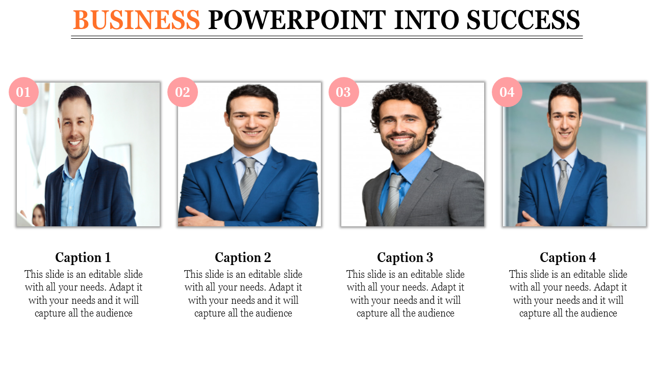Simple Business PowerPoint template and Google slides